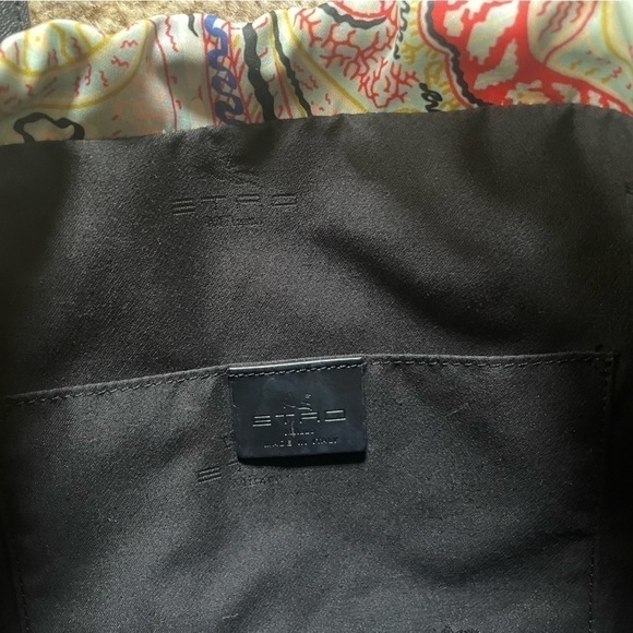 Etro Satin Paisley Handbag - Picture 8 of 12